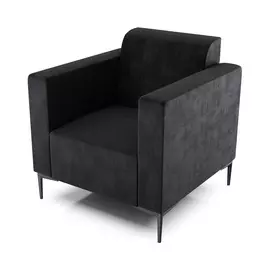 Кресло AS Тиффани 79x78x73 см черный