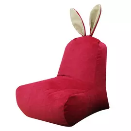 Кресло Dreambag зайчик малиновое 70х70х70