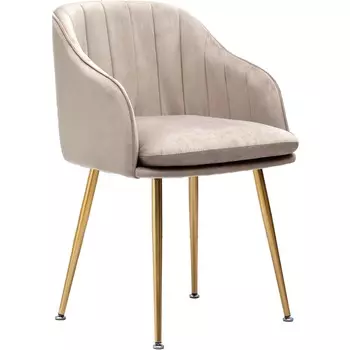 Кресло Glasar бежевое 55х56х78 см