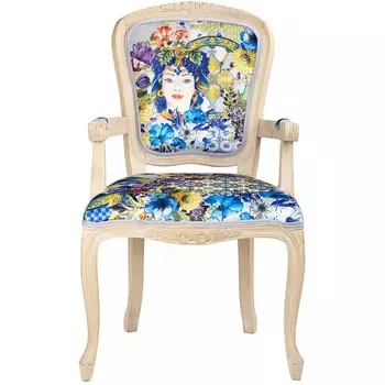 Кресло Glasar Рапсодия синее 57х57х95 см