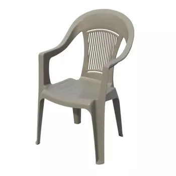 Кресло Элластик пласт Элластик серое 57х57х90 см