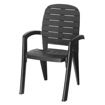 Кресло Элластик пласт Прованс антрацитовое 58х60х91,5 см