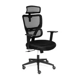 Кресло компьютерное TC черное 105х64х50 см