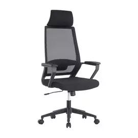 Кресло компьютерное TC черное 129,5х55х51 см