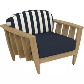 Кресло лаунж 770 х 1110 х 955 ироко марина/темно-синий - RF.12.36.100