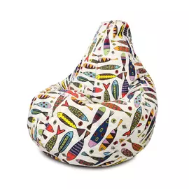 Кресло мешок Dreambag Миранда Рыбки XL 125x85 см