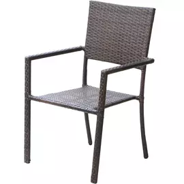 Кресло NS RATTAN/MAVI 57x59x87cm коричневое