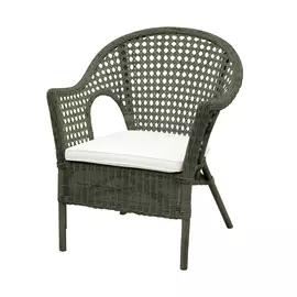 Кресло Rattan grand texas с подушкой olvie green