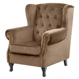 Кресло Shanshi Ава коричневое 85x94x90 см