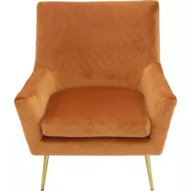 Кресло Shanshi Грейс рыжее 88х84х91см