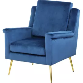 Кресло Shanshi лили синее 78x83xh96cm
