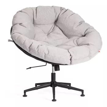 Кресло TC Cloud серо-бежевое на крестовине 97х98х90+6 см