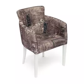 Кресло TC коричневое 56х65х77 см