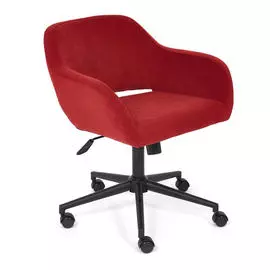 Кресло ТС 66х54х95 см флок бордо