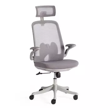 Кресло ТС Mesh тканевое серое