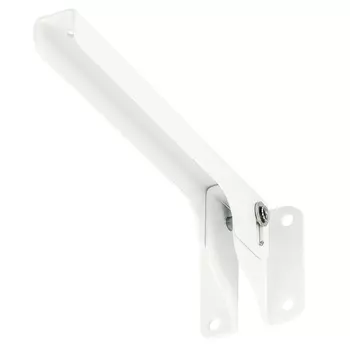 Кронштейн складной Vormann Klapp 180х60х47 мм оцинкованная сталь, белый, 75 кг