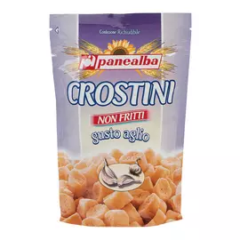 Кростини Panealba Non Fritti gusto aglio 100 г