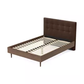 Кровать AS Альбина 160x200 орех/кофе