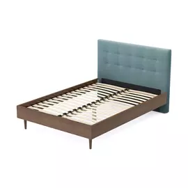 Кровать AS Альбина 160x200 орех/океан