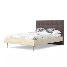 Кровать AS Альбина 160x200 сосна/каменный