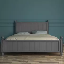 Кровать Этажерка Palermo 160*200 серая PL1016G