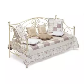 Кровать металлическая TC 120х94х208 см белая