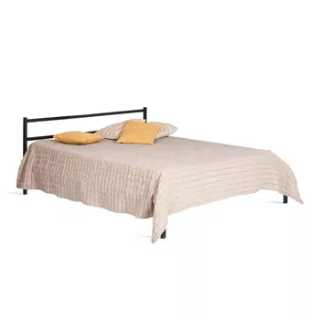 Кровать ТС Marco двуспальная металлическая черная 160х200 см