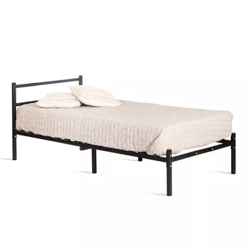 Кровать ТС Marco односпальная металлическая черная 90х200 см