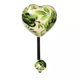 Крючок Blumen haus керамический в виде сердца "Крит"