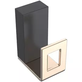 Крючок Boheme Q чёрный с золотым 2,5х4,5х6,2 см