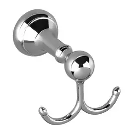 Крючок двойной Verran серебряный 7,8х9,5х7 см