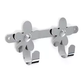 Крючок двойной Verran серебряный 15,5х3,3х7,5 см