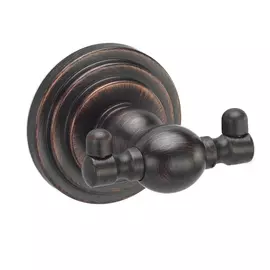 Крючок двойной Wasserkraft темная бронза