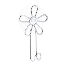 Крючок одинарный Verran серебряный 8,5х11,5 см