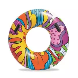 Круг для плавания Best way с ручками "Поп-арт" 91 см (36125)