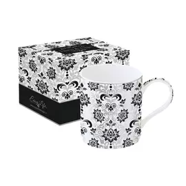 Кружка 0.35л рококо черная Easy life El-0135/dcro/4