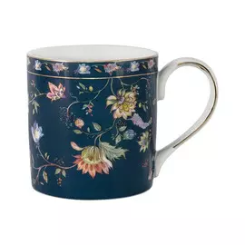 Кружка Anna Lafarg Primavera Флора 0,35 л синяя