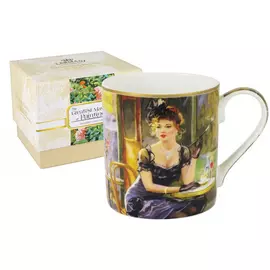 Кружка дама за столиком Carmani CAR2-045-0126