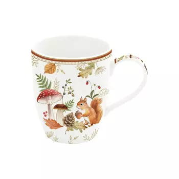 Кружка Easy Life белка и грибы Autumn breeze 350 мл