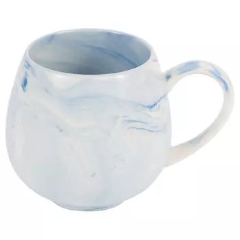 Кружка Gipfel Marble blue синяя 400 мл