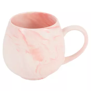 Кружка Gipfel Marble rosa розовый 400 мл