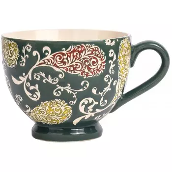 Кружка Glasar зеленая 15х11х9 см