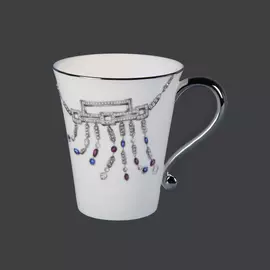 Кружка Hankook/Prouna Тифани с кристаллами Swarovski 350 мл