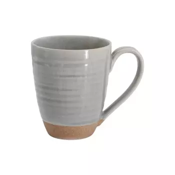 Кружка Home and Style Dallas серо-бежевая спираль 350 мл