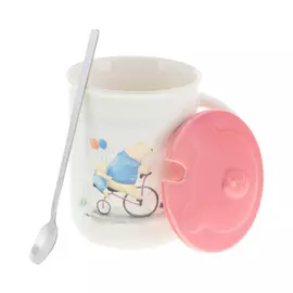 Кружка Jinjiada медведь на велике 350 мл