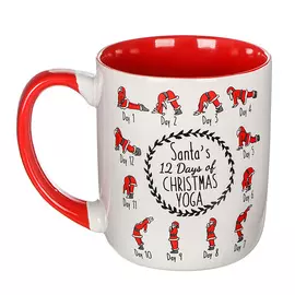 Кружка керамическая TSS 12 Дней йоги 300 мл
