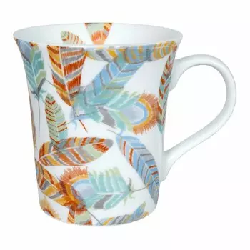 Кружка KOENITZ блестящие перья 410 мл