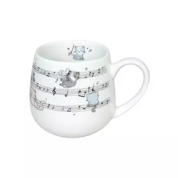 Кружка KOENITZ музыка милые кошечки 400 мл