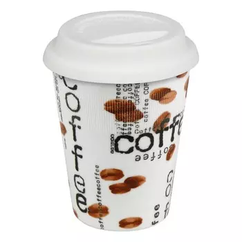 Кружка KOENITZ на вынос кофейный коллаж 380 мл