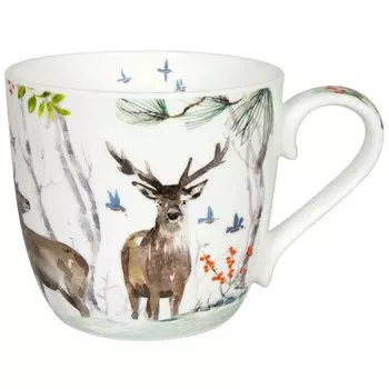 Кружка KOENITZ зимний олень Виктория Лоу 450 мл